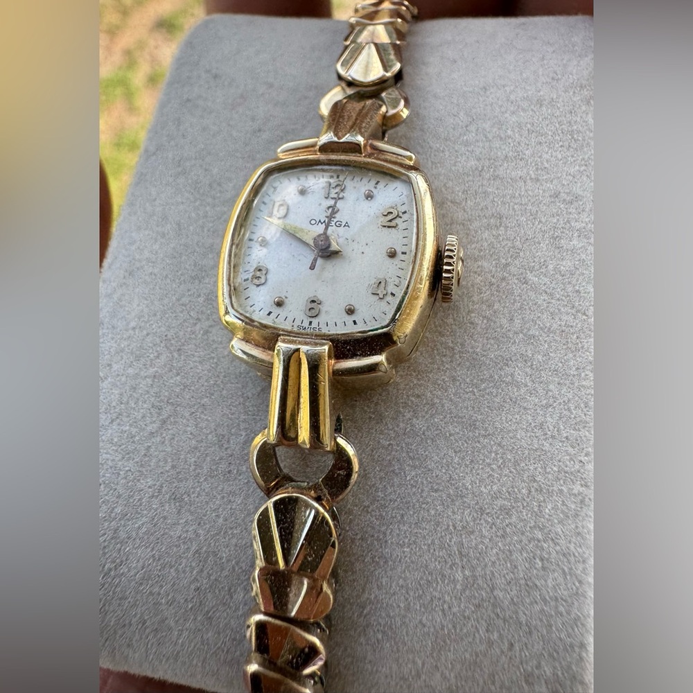 Omega Ladymatic automatic 14K GOLD FILLED ladies Cocktail watch